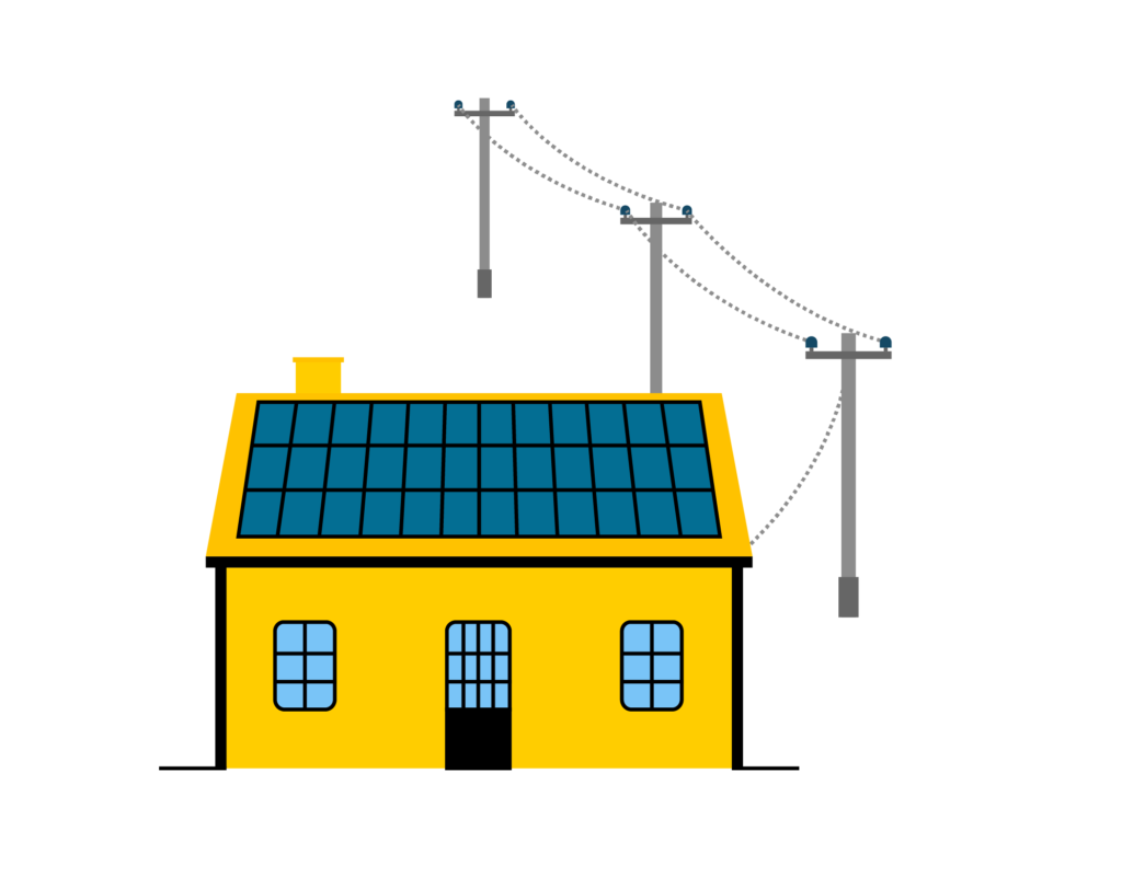 Elnätsbolaget installerar en ny elmätare